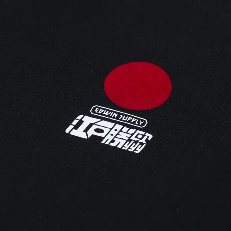 Edwin Sun T Shirt Black-2