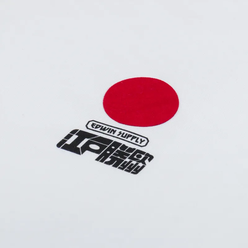 Edwin Sun T Shirt White-2