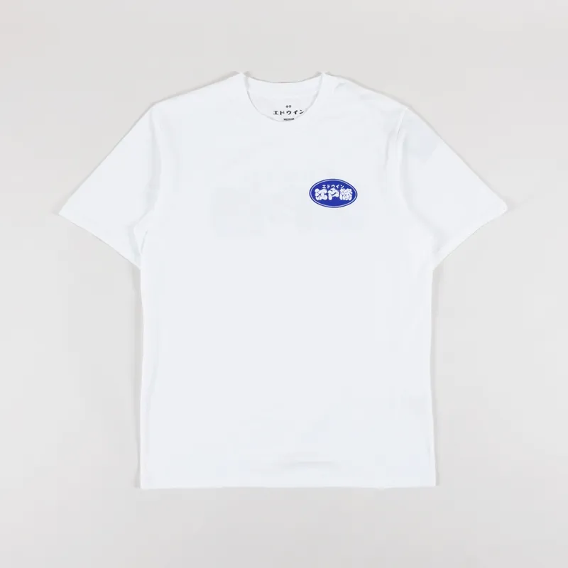 Tシャツ・カットソー EDWIN Men T-shirt White I035028 0267 Edwin Men's Uniform T-Shirt in White Edwin
