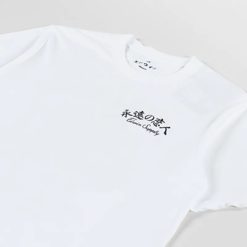 Edwin Forever Lover T Shirt White-3