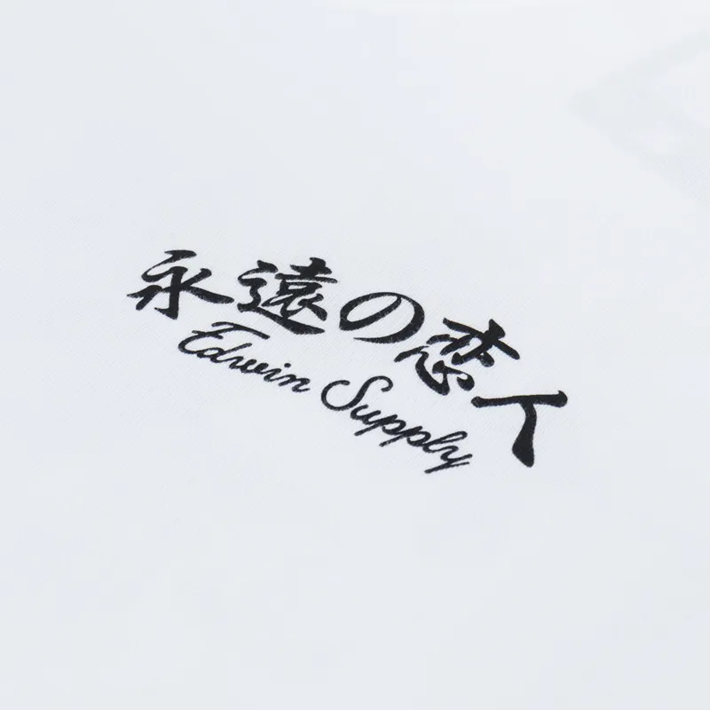 Edwin Forever Lover T Shirt White-5