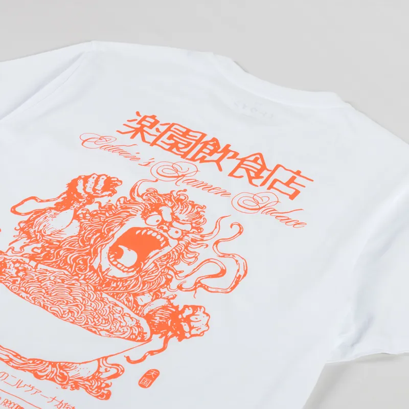 Edwin Ramen Palace T Shirt White-2