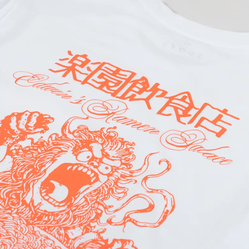 Edwin Ramen Palace T Shirt White-4