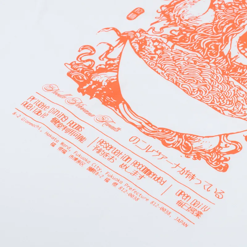 Edwin Ramen Palace T Shirt White-5