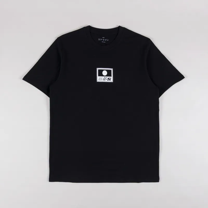 Edwin Staff T Shirt Black-1