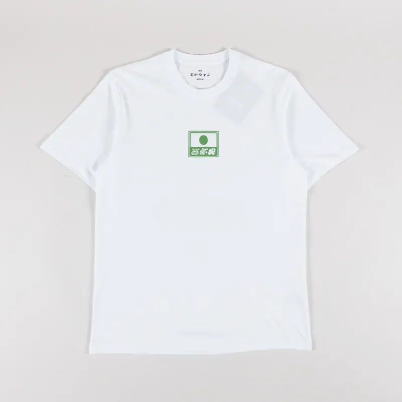 Edwin Staff T Shirt White-1