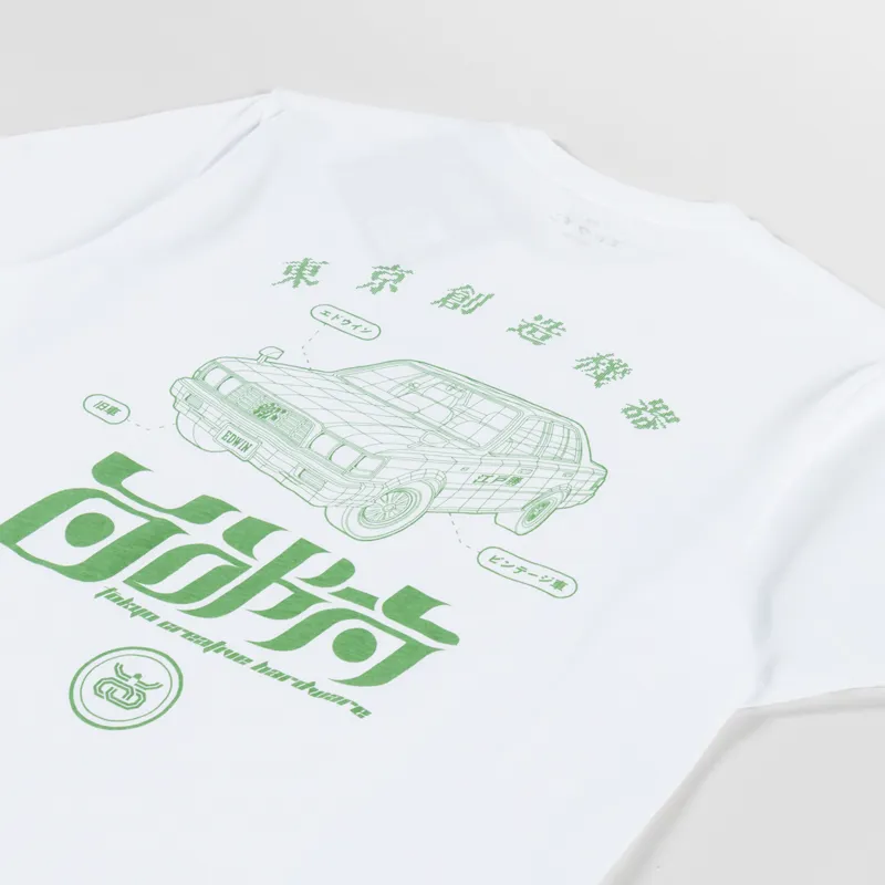 Edwin Staff T Shirt White-2