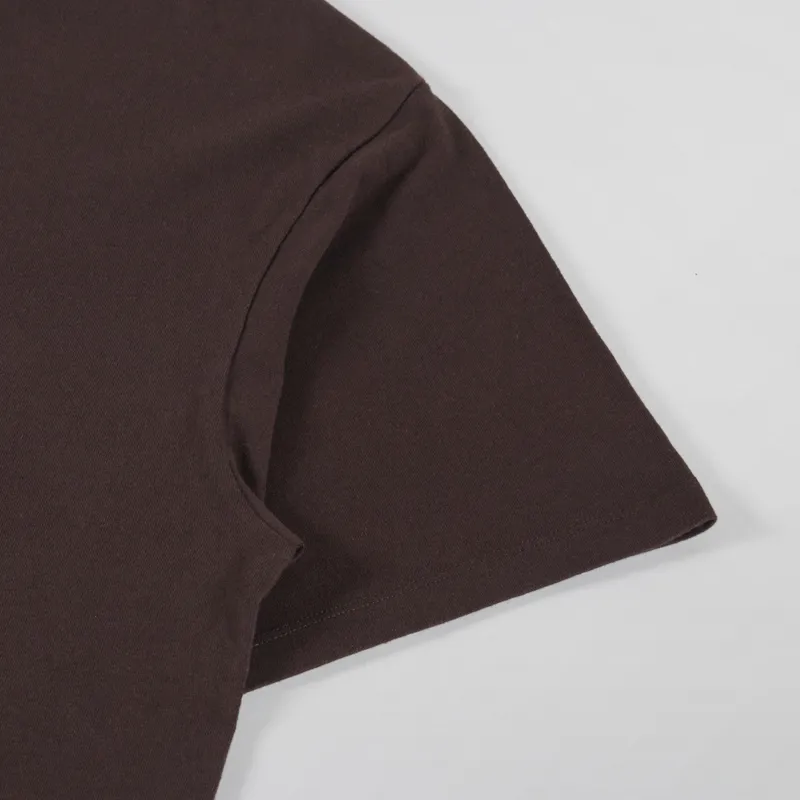 Edwin Oversize Basic T Shirt Coffee Bean-3