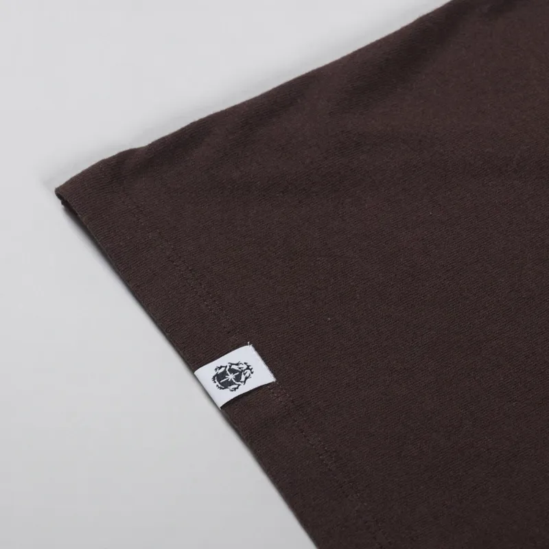 Edwin Oversize Basic T Shirt Coffee Bean-4