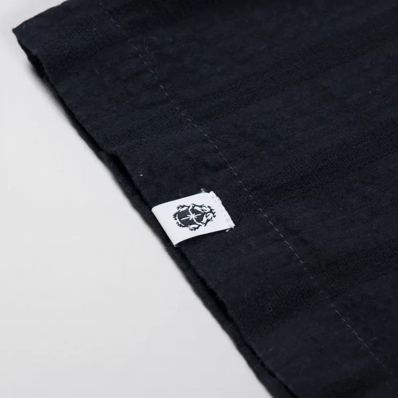 Edwin Saga Shirt Black Garment Washed-4