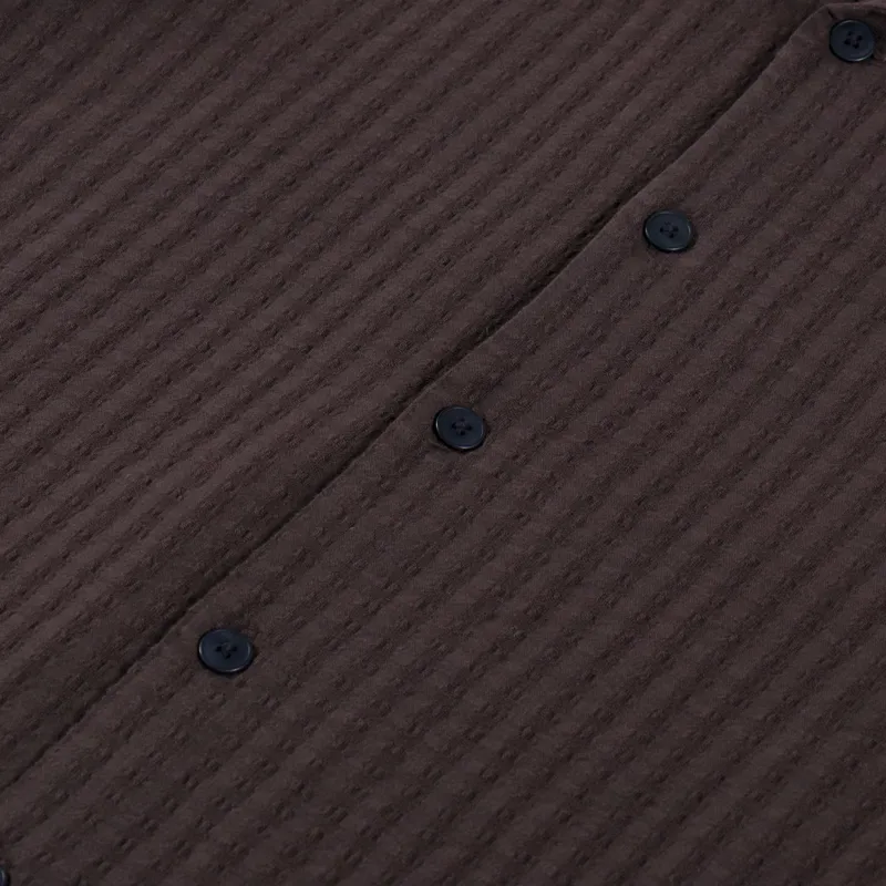 Edwin Saga Shirt Brown Garment Washed-3