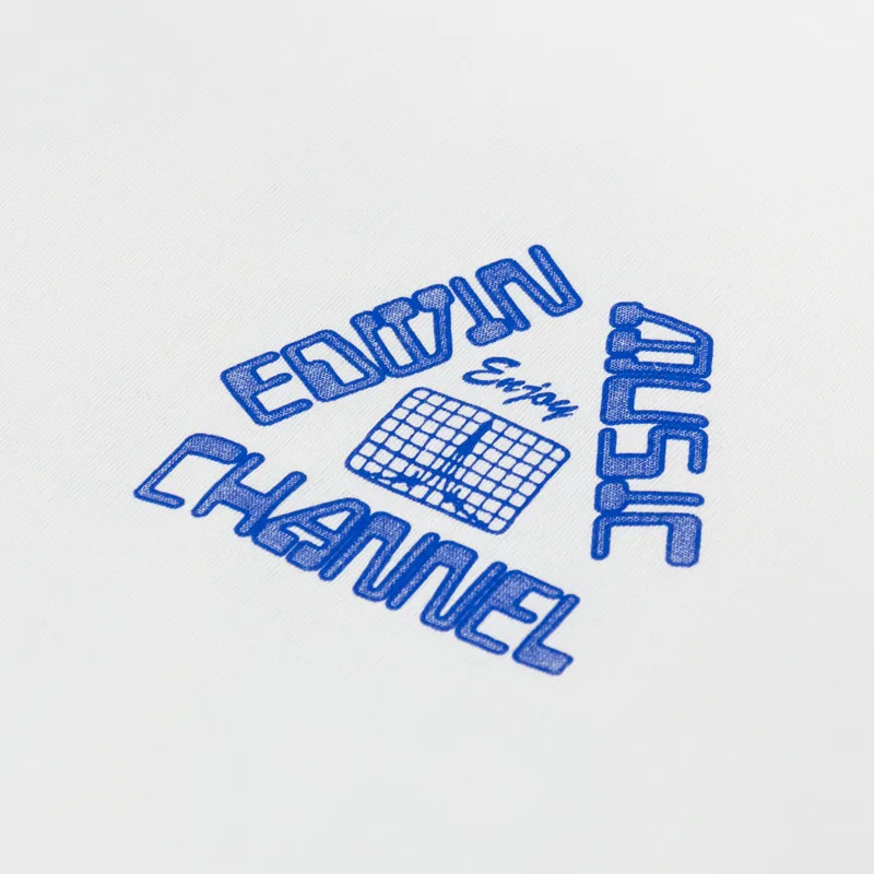 Edwin Enjoy EMC T Shirt Whisper White-5