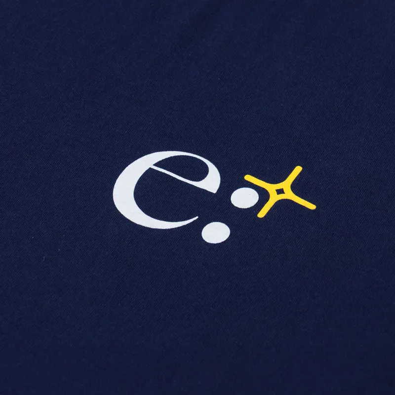 Edwin Fact T Shirt Maritime Blue-5