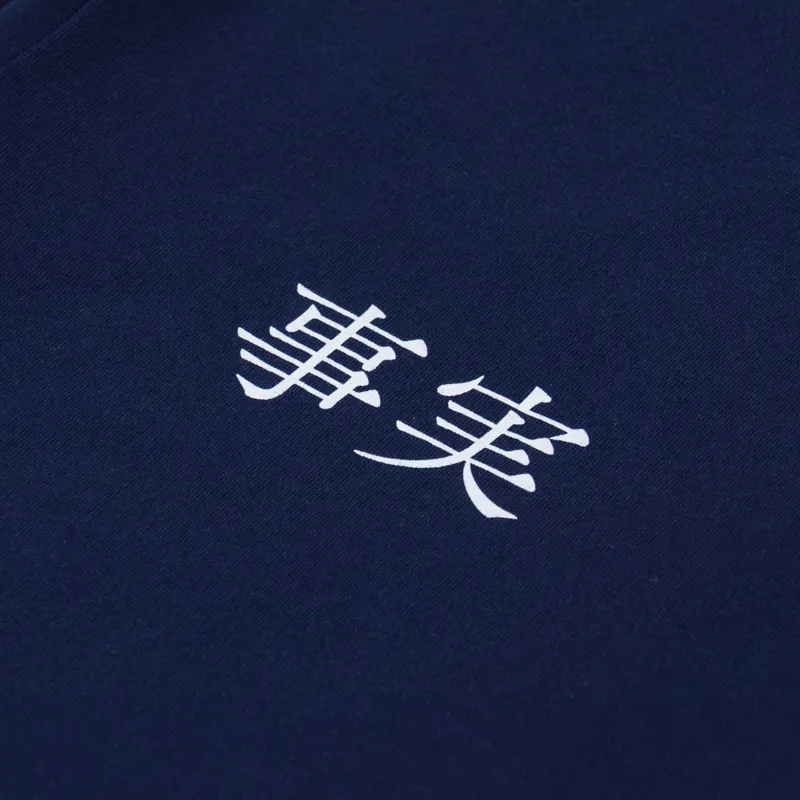 Edwin Fact T Shirt Maritime Blue-6