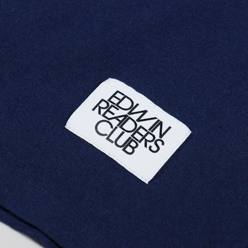 Edwin Fact T Shirt Maritime Blue-7