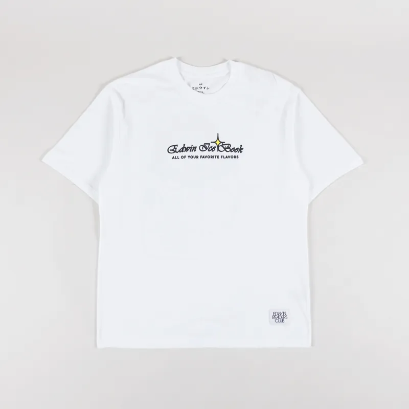 Edwin Love In The Books T Shirt White-1