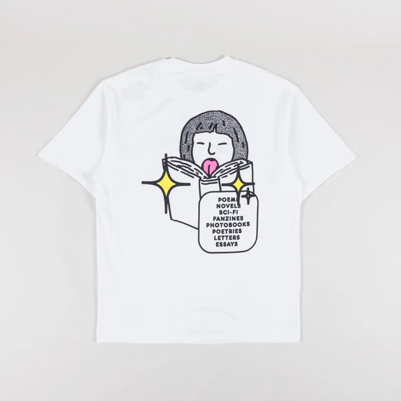 Edwin Love In The Books T Shirt White