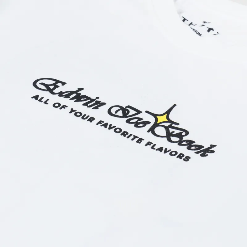 Edwin Love In The Books T Shirt White-4