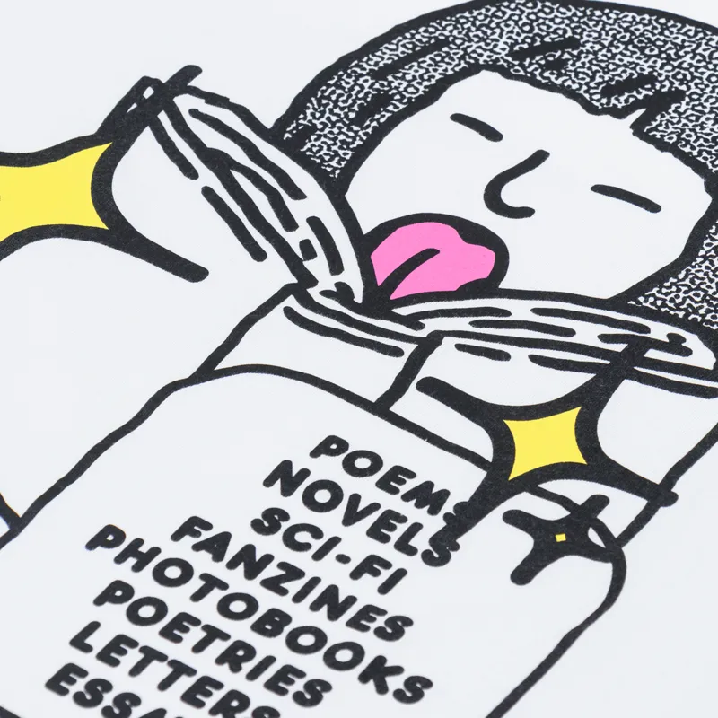 Edwin Love In The Books T Shirt White-5