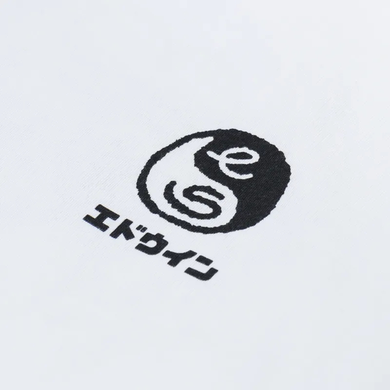 Edwin High Bear T Shirt White-5