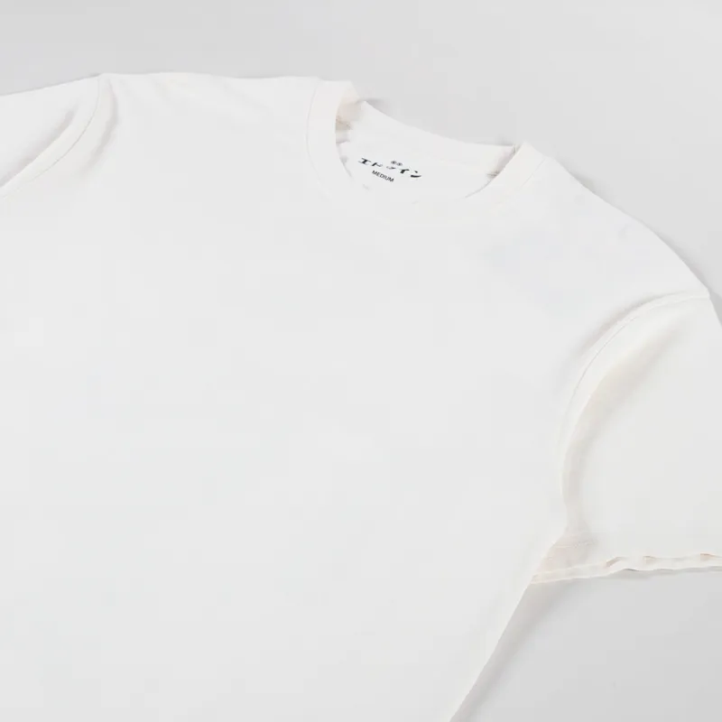 Edwin Kaibutsu Izakaya T Shirt Wisper White-3