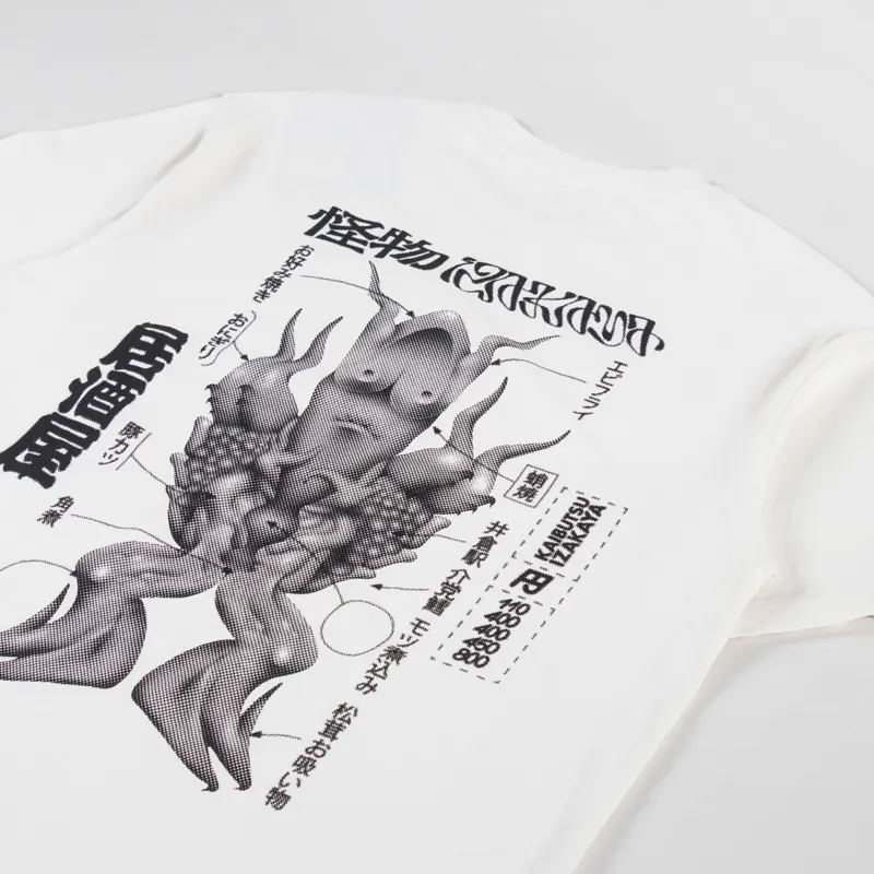Edwin Kaibutsu Izakaya T Shirt Wisper White-2