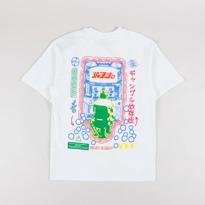 Edwin Pachinko T Shirt White