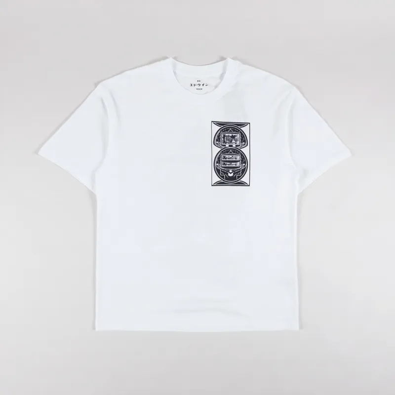 Edwin Slot Machine T Shirt White-1
