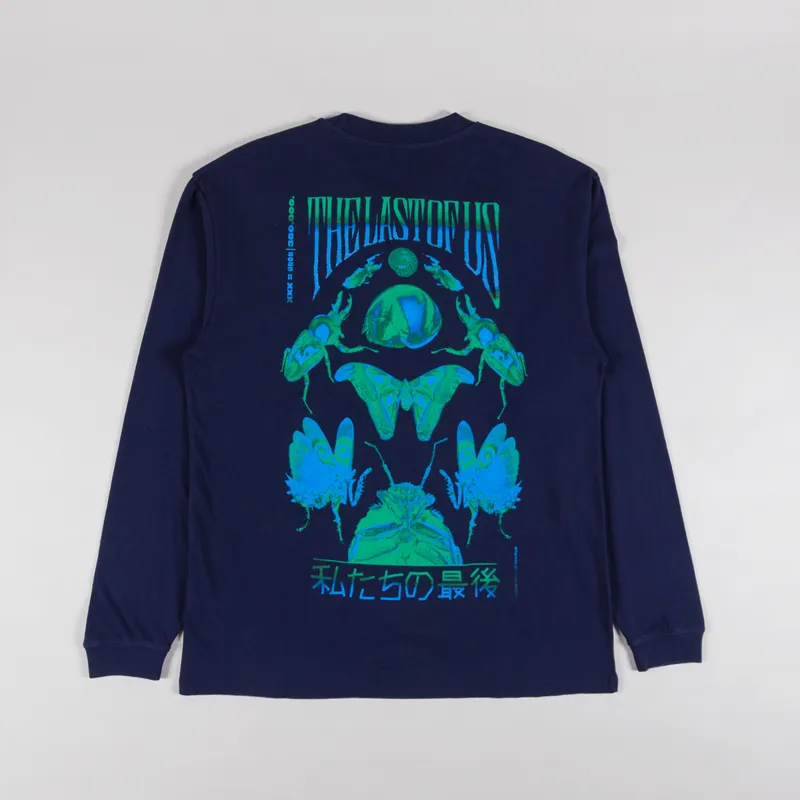 Edwin The Last Of Us II Long Sleeve T Shirt Maritime Blue