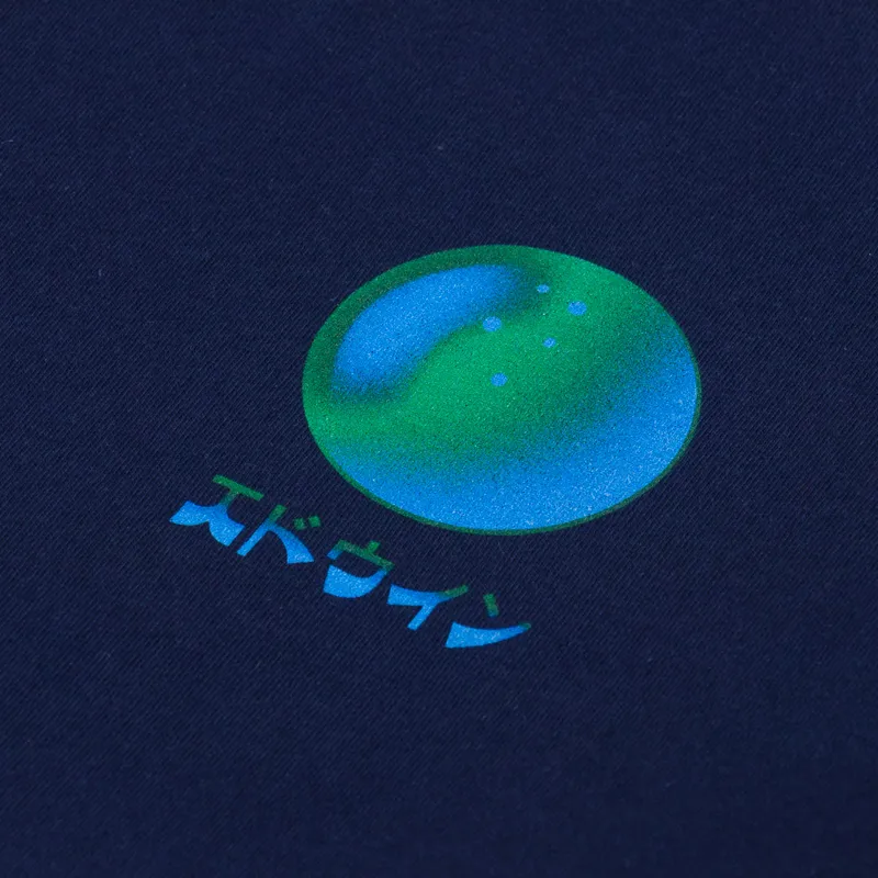 Edwin The Last Of Us II Long Sleeve T Shirt Maritime Blue-5