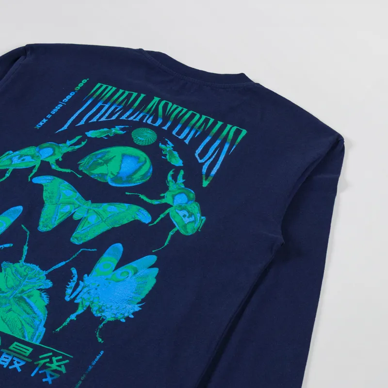 Edwin The Last Of Us II Long Sleeve T Shirt Maritime Blue-2