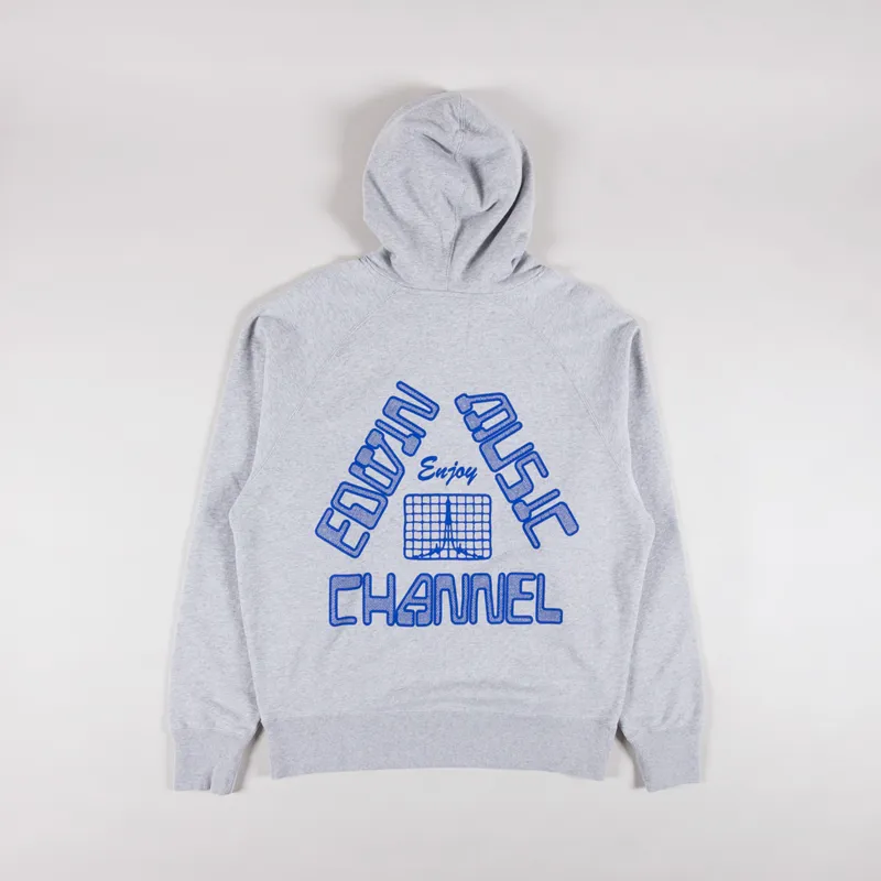 Edwin Enjoy Hoodie Sweat Grey Marl