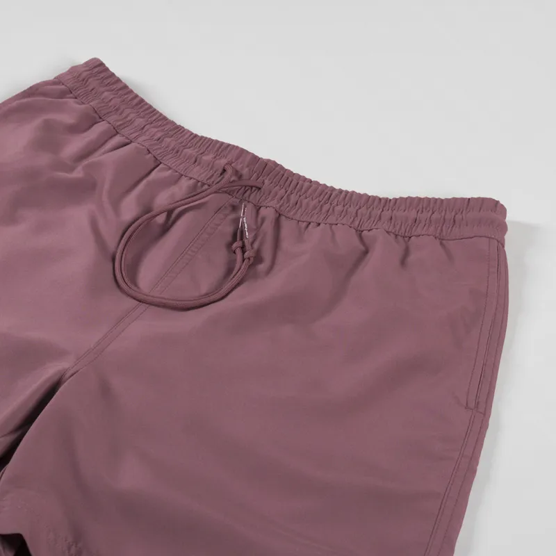 Carhartt WIP Chase Swim Trunks Dusky Pink Gold-2