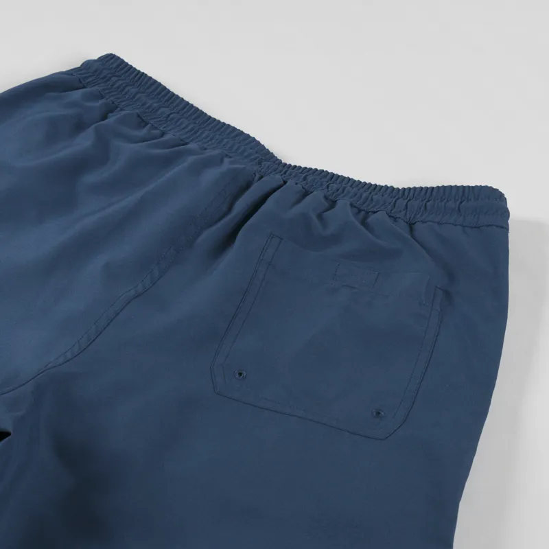 Carhartt WIP Chase Swim Trunks Dusky Blue Gold-3
