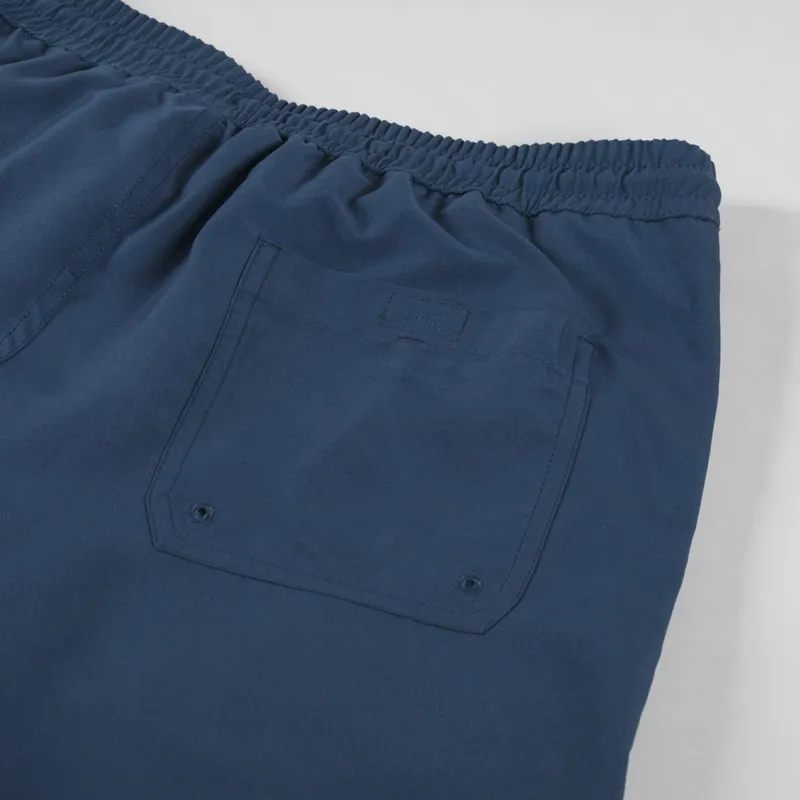 Carhartt WIP Chase Swim Trunks Dusky Blue Gold-6