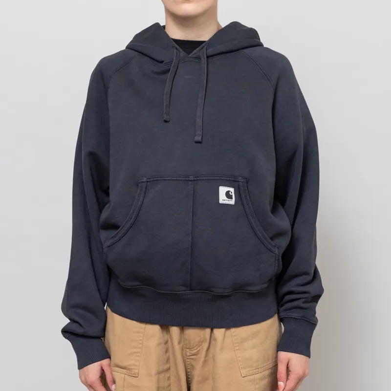 Carhartt WIP Womens Hooded Hudson Sweatshirt Black