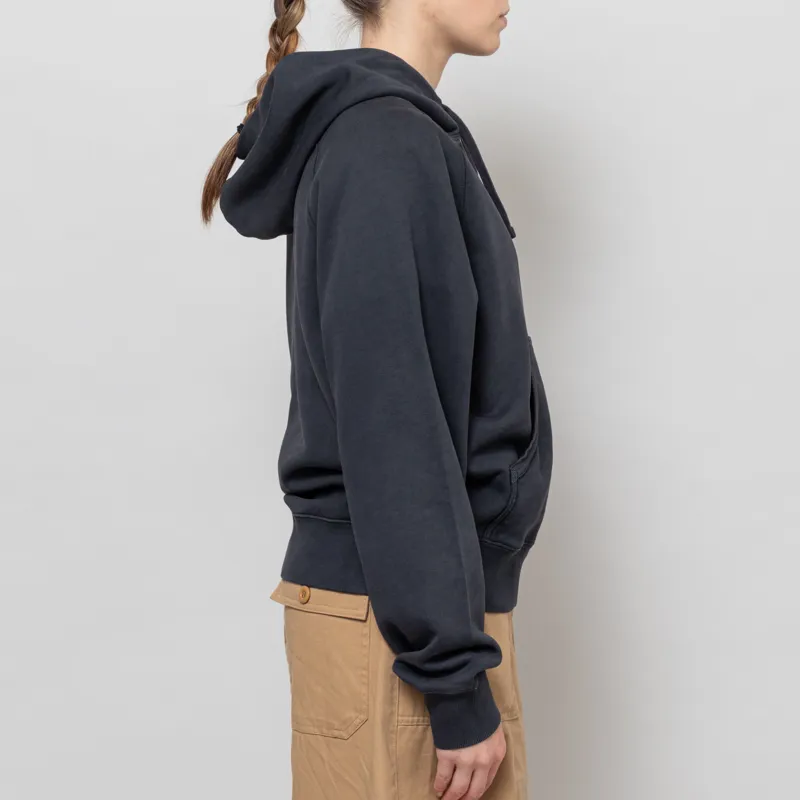 Carhartt WIP Womens Hooded Hudson Sweatshirt Black-5