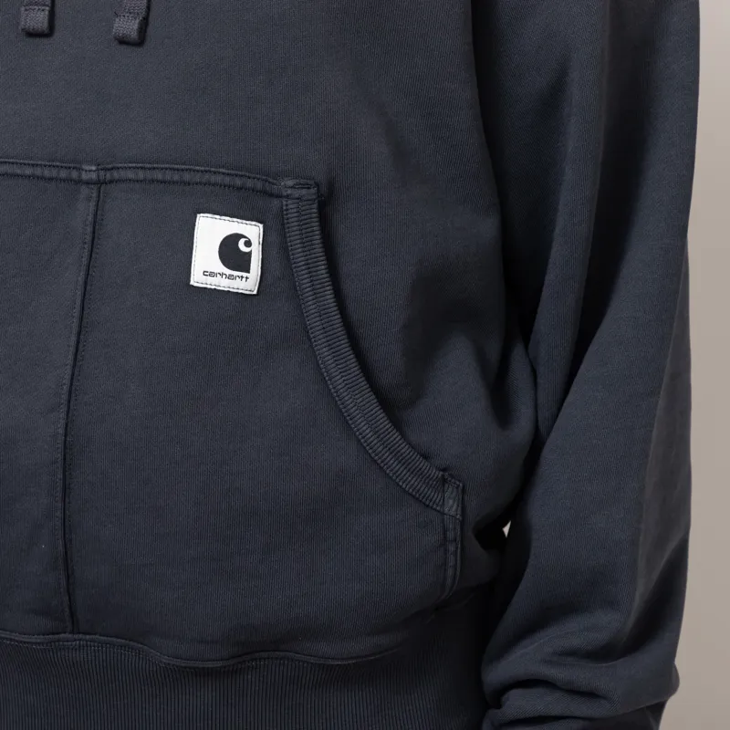 Carhartt WIP Womens Hooded Hudson Sweatshirt Black-8