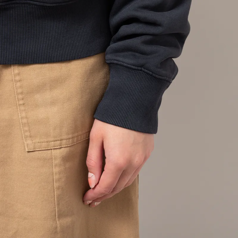 Carhartt WIP Womens Hooded Hudson Sweatshirt Black-10