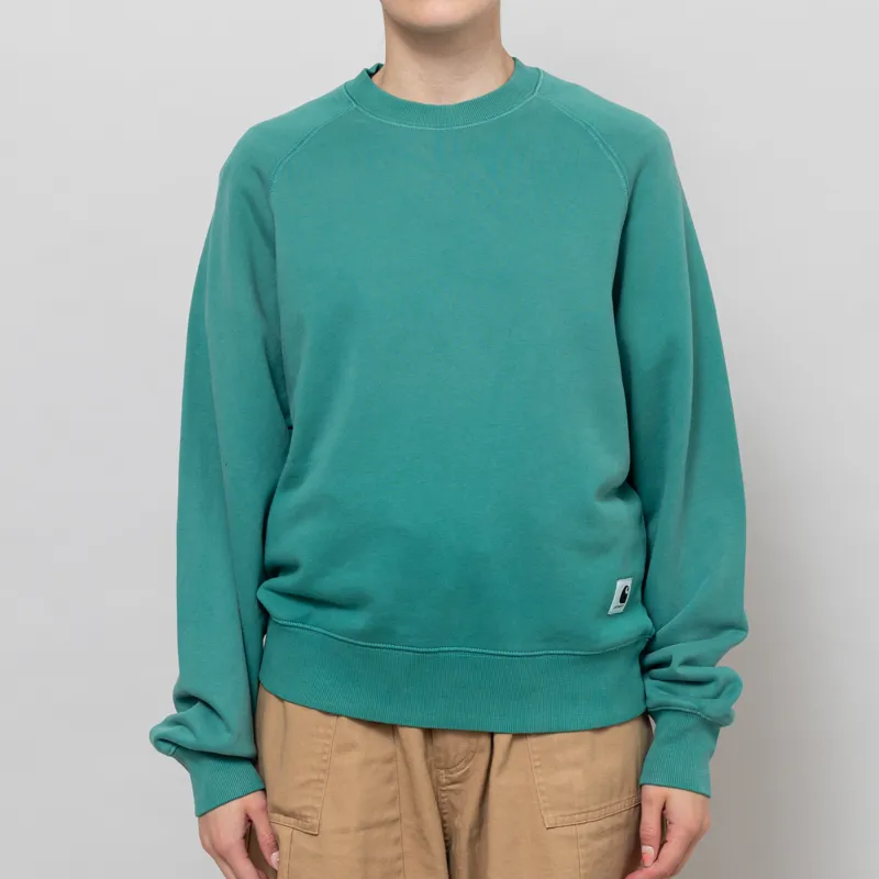 Carhartt WIP Womens Hudson Sweatshirt Saguaro