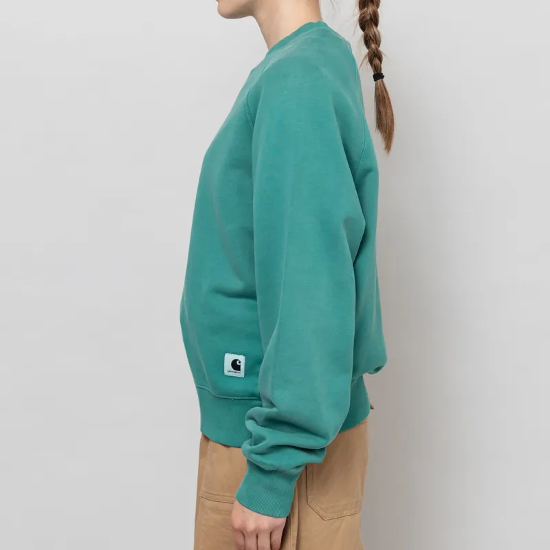 Carhartt WIP Womens Hudson Sweatshirt Saguaro-2