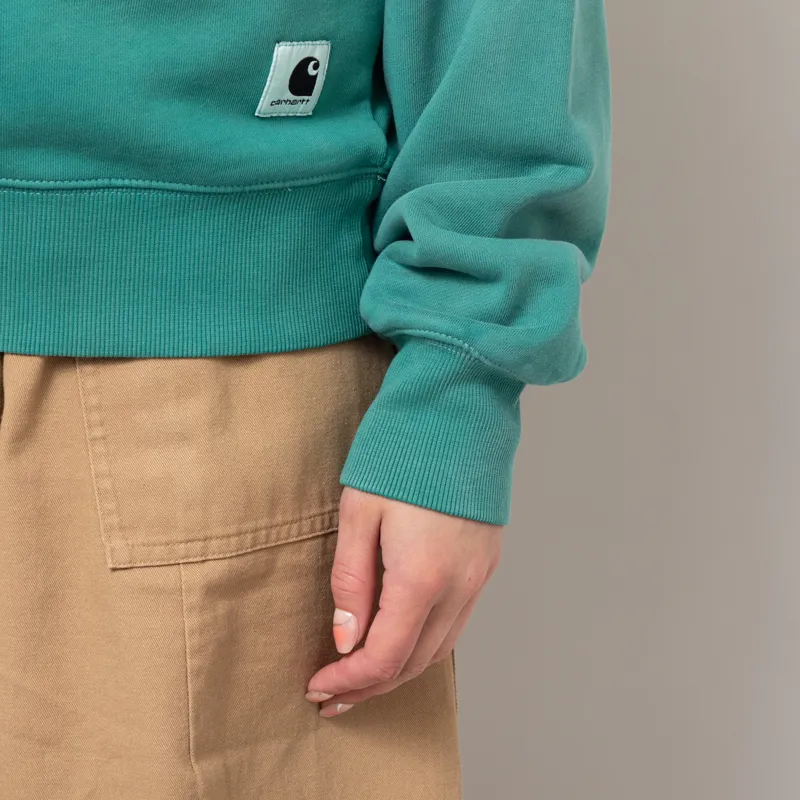 Carhartt WIP Womens Hudson Sweatshirt Saguaro-6