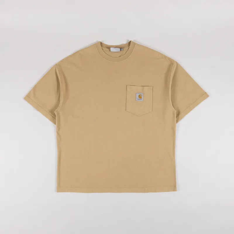 Carhartt WIP Hudson Pocket T Shirt Dusty H Brown