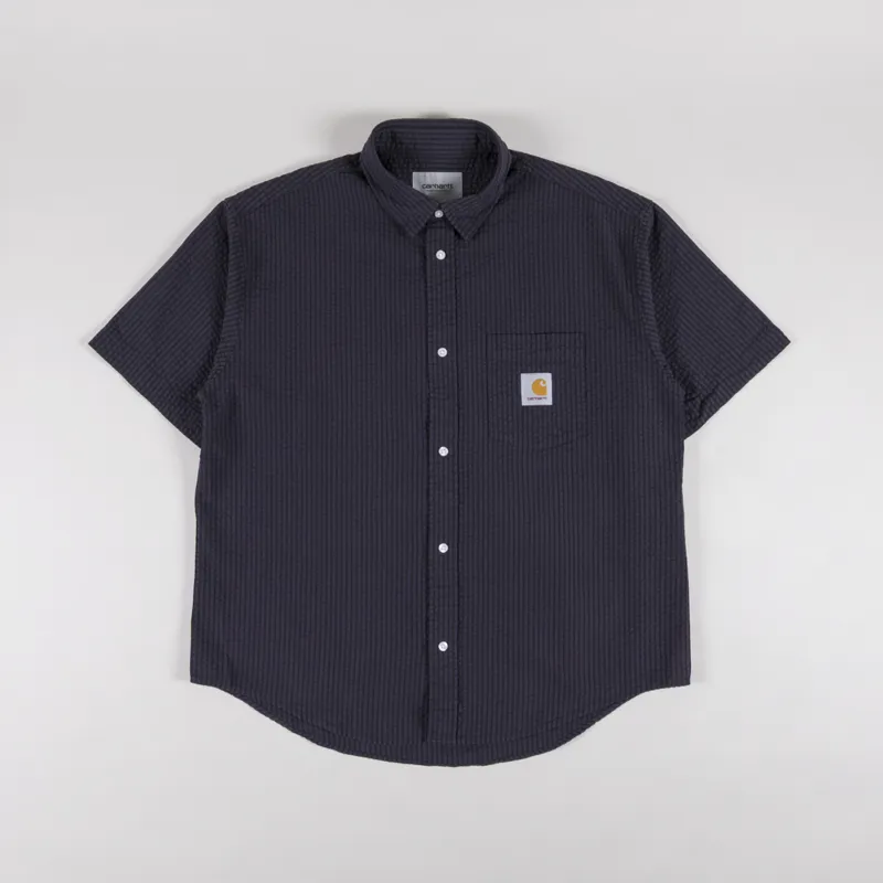 Carhartt WIP Toland Shirt Black Striped