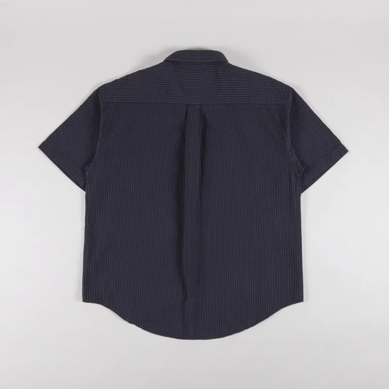 Carhartt WIP Toland Shirt Black Striped-1