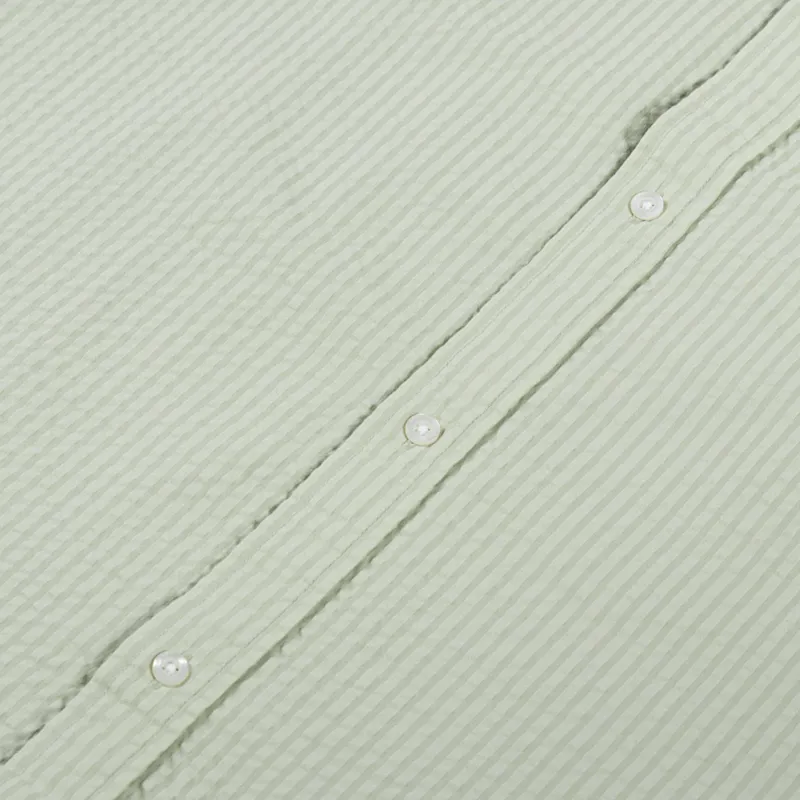 Carhartt WIP Toland Shirt Pale Olive Striped-7