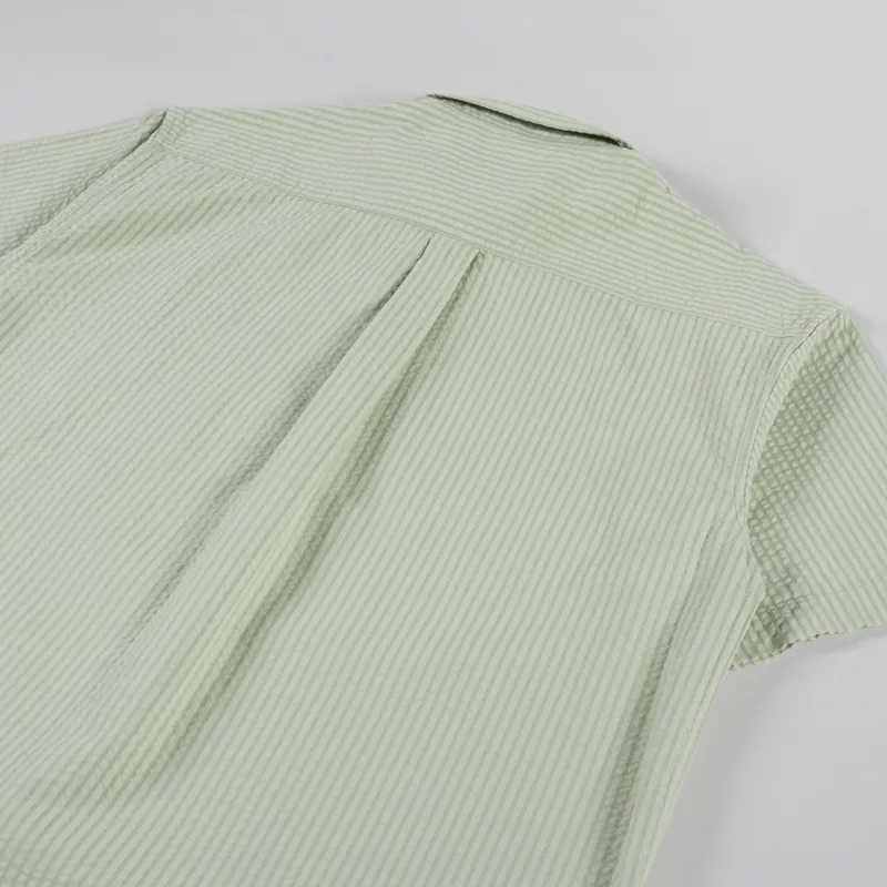 Carhartt WIP Toland Shirt Pale Olive Striped-3
