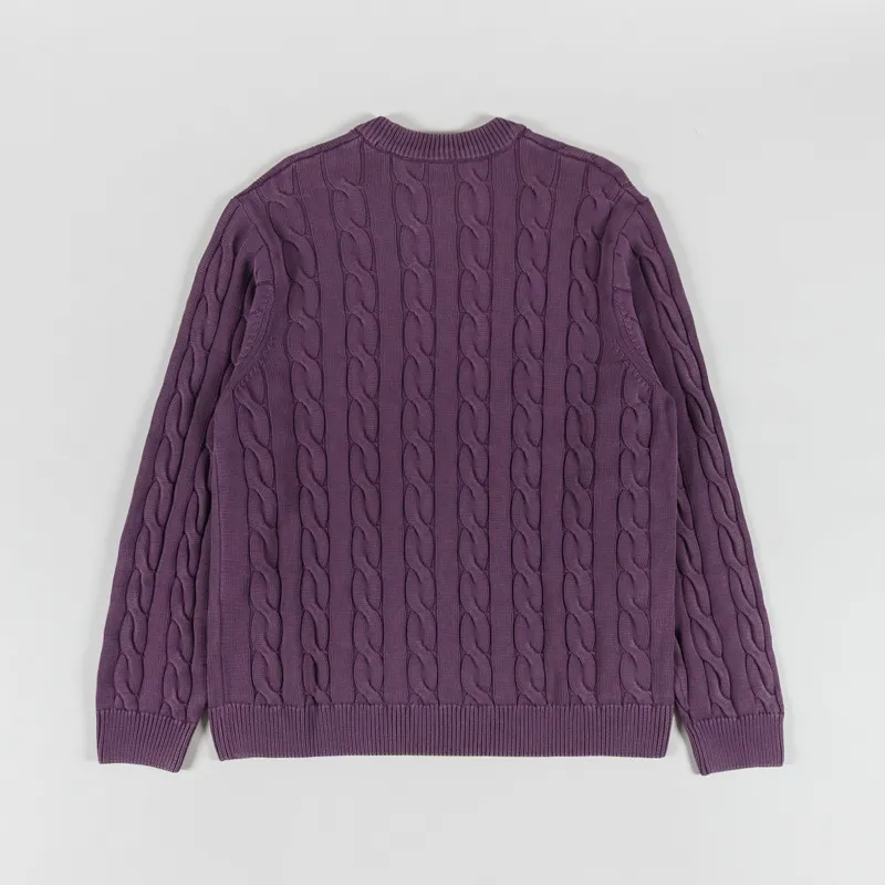 Carhartt WIP Carter Sweater Cozy Purple-1