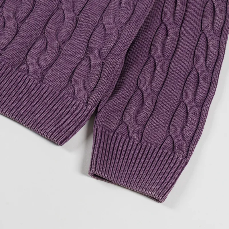 Carhartt WIP Carter Sweater Cozy Purple-6