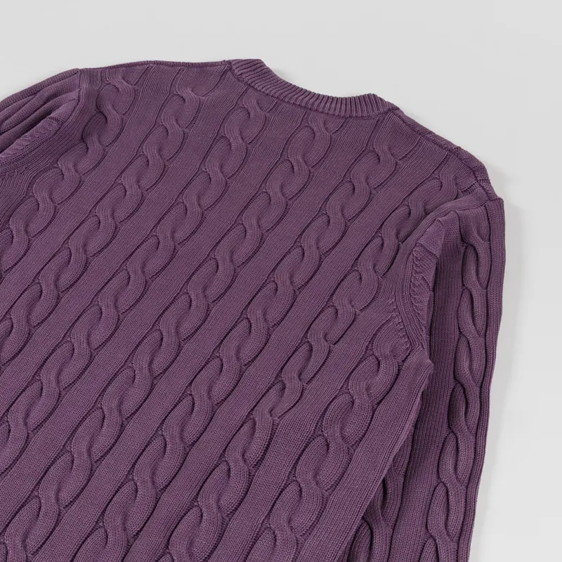 Carhartt WIP Carter Sweater Cozy Purple-3